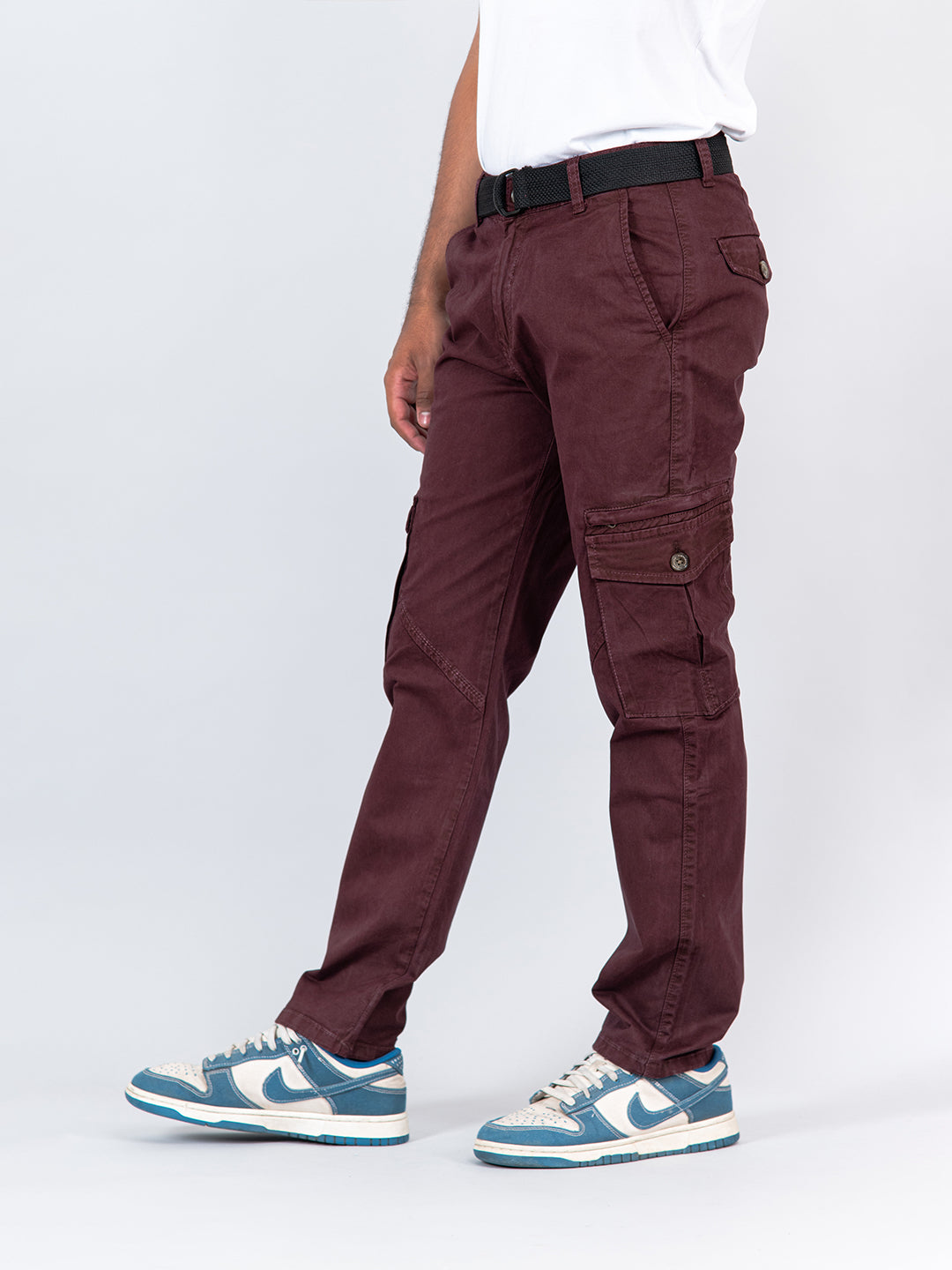 Buy Maroon Trousers & Pants for Women by BUYNEWTREND Online | Ajio.com
